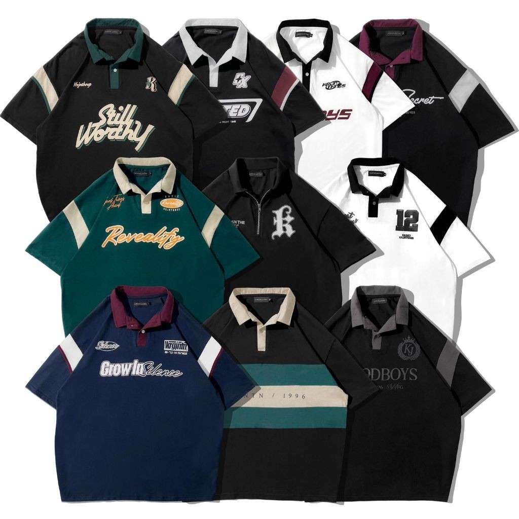 GT65R " VOLUME 1 " OVERSIZE RUGBY SHIRT / BAJU RUGBY OVERSIZE