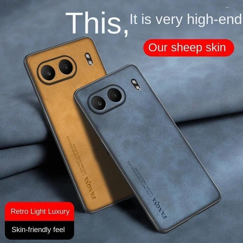 For Oneplus Nord 4 1+nord4 One Plus Nord 4 Nord CE5 5 case Plain leather comfortable suede Protect B