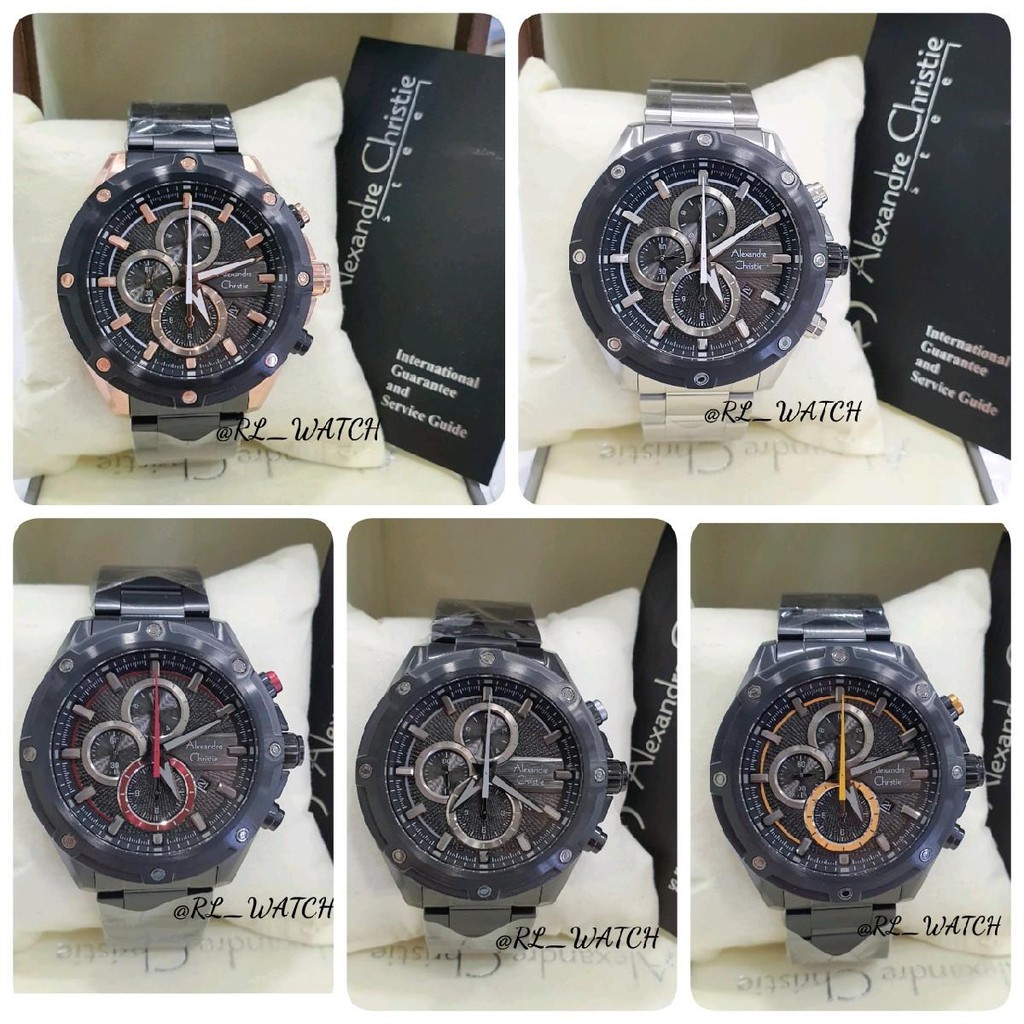 Jam Pria Alexandre Christie AC6605 Rantai