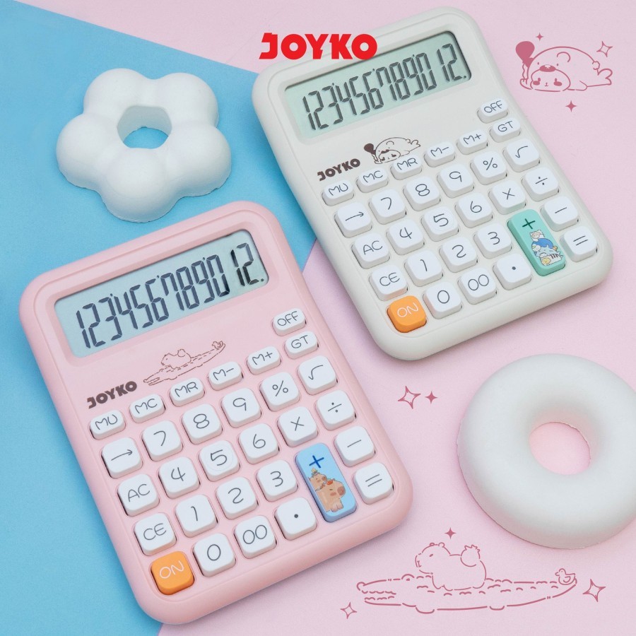 

Kalkulator Color Pastel JOYKO CC 72CO - Calculator Tombol Empuk / Warna Karakter Imut CC-72CO