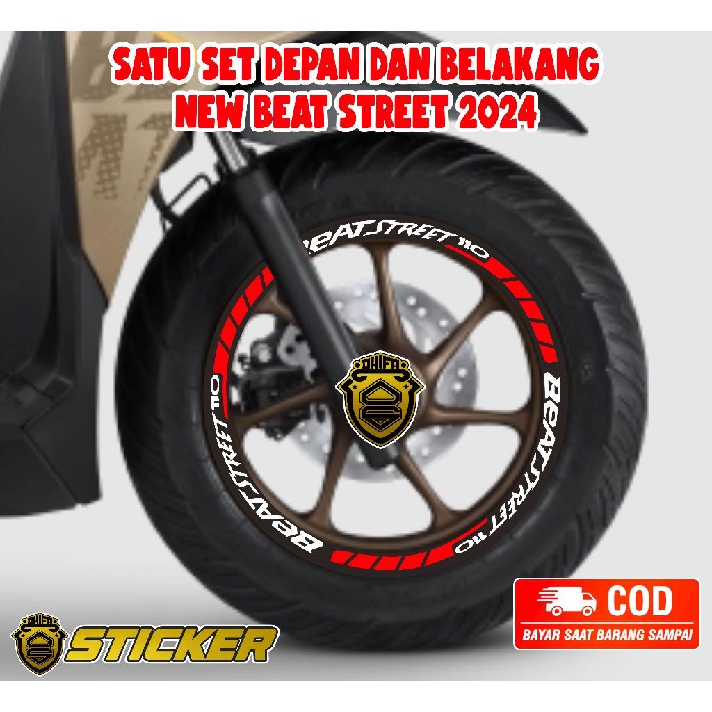 STICKER CUTTING VELG NEW BEAT STREET 2024 STIKER VELG BEAT STREET 2024