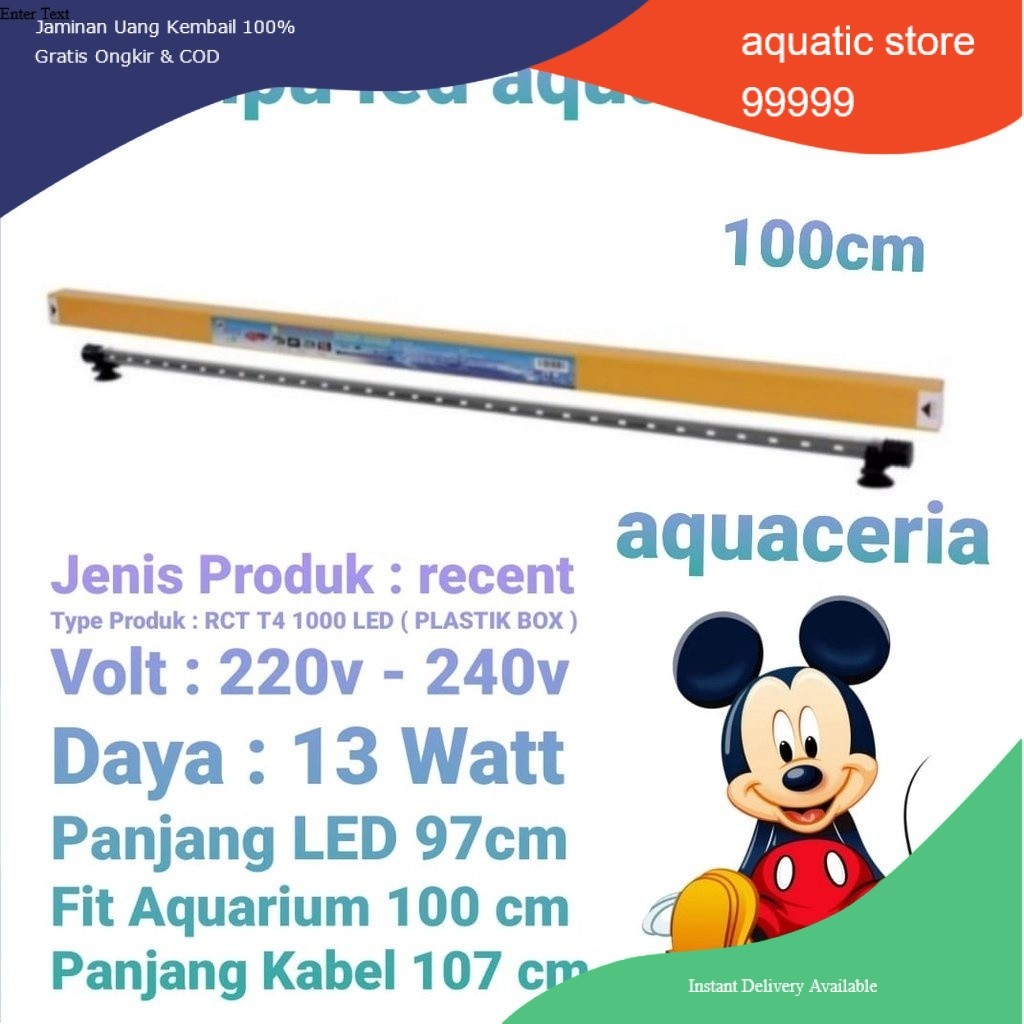 lampu led 120 cm hikari led aquarium 120 cm CELUP