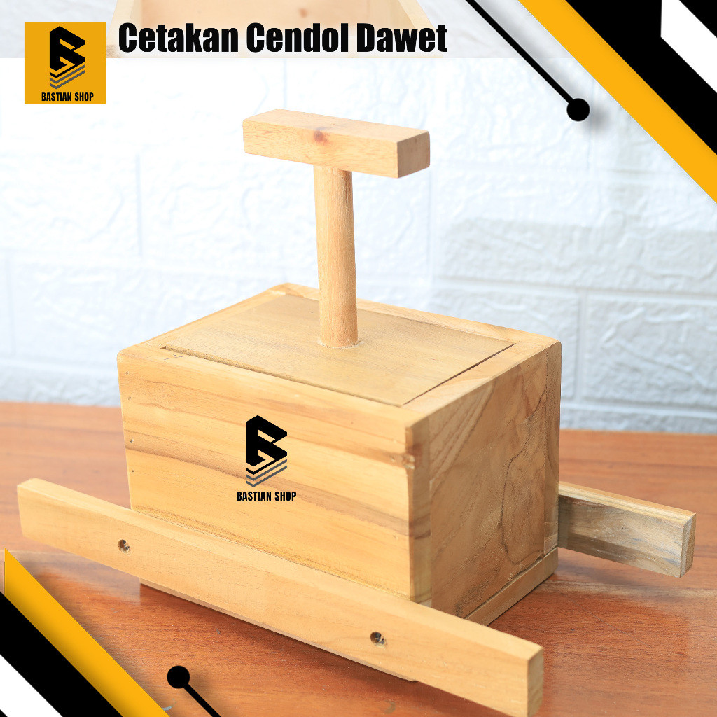 Cetakan Cendol Dawet Ayu Dawet Beras es dawet dorong bahan kayu