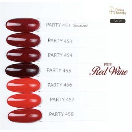PARTY RED WINE | ECERAN | KUTEK HALAL READY STOCK | Red Wine Series Gel Polish | WILONAILSUPPLY