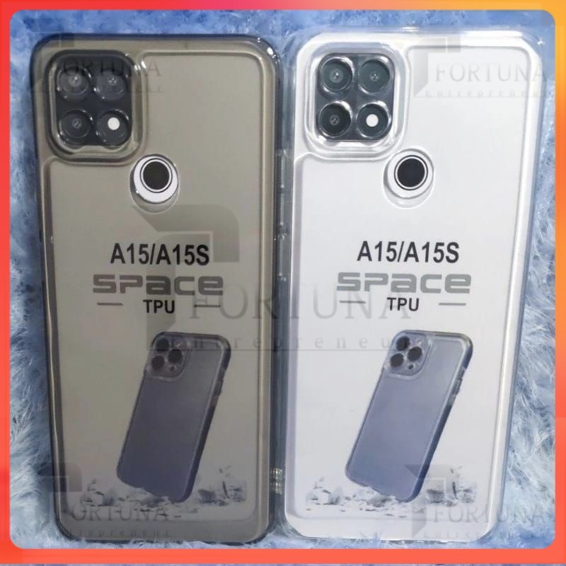casing Case Soft Case/Silikon hp OPPO A15/A15S Case bening TPU clear Spance bahan Bagus lentur