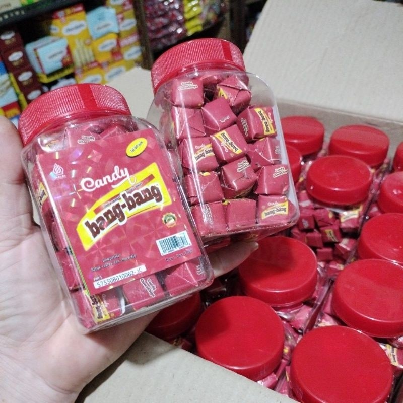 

VIRAL CANDY DOUBLE COKELAT bang-bang cube isi 50 pcs