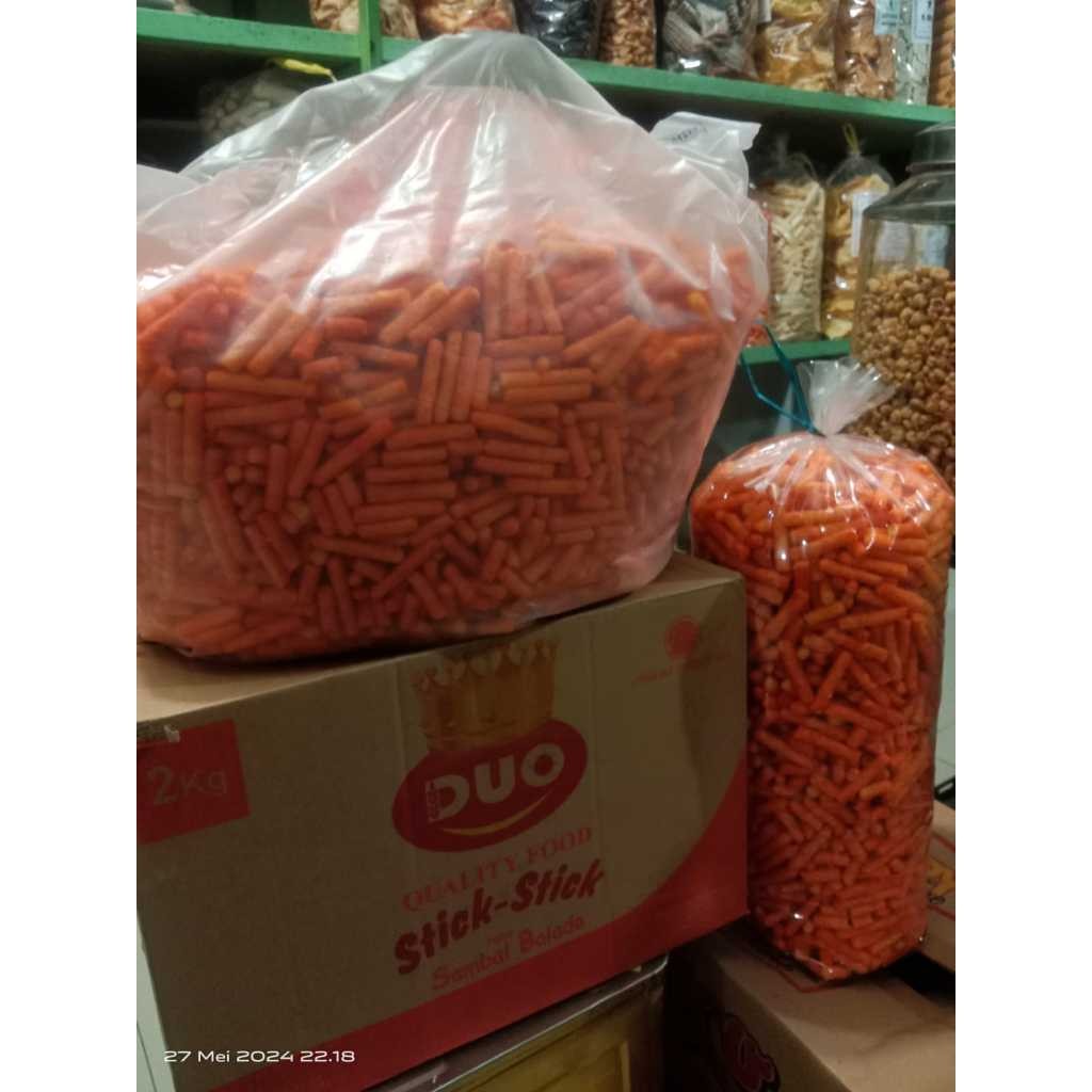 

stik duos 1KG stik balado/snack ringan stick balado