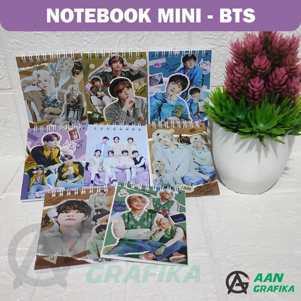 

Notebook Mini KPOP BTS cute