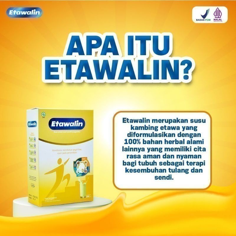 

Big Flashsale Etawalin SUSU KAMBING Obat Tulang dan Sendi (PROMO 1 BOX) ETTAAWALLIIN ASLI 100% SUSU HERBAL KESEHATAN MENYEMBUHKAN REMATIK DAN MENJAGA KESEHATAN TULANG FREE COD