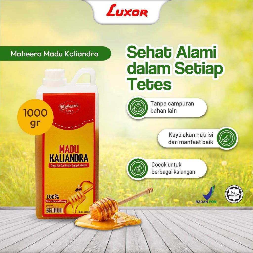 

Madu Kaliandra Maheera Netto 1000Gr Kaya Nutrisi Vitamin Mineral Enzim Meningkatkan Imunitas
