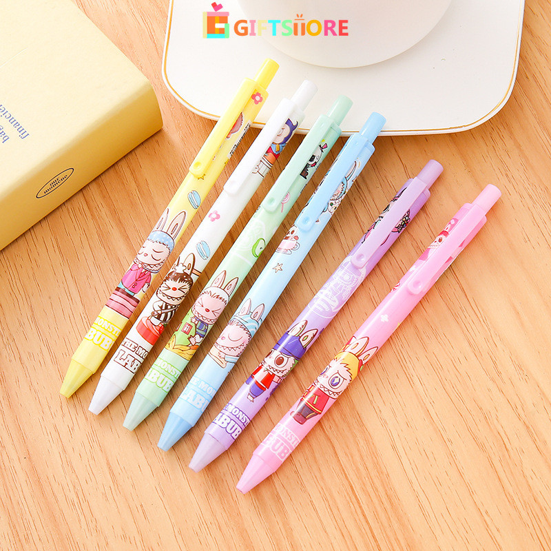 

CODPena Netral Labubu Pena Latihan Kepala ST Siswa Pena Tanda Tangan Berbasis Air Kantor Lucu-GS