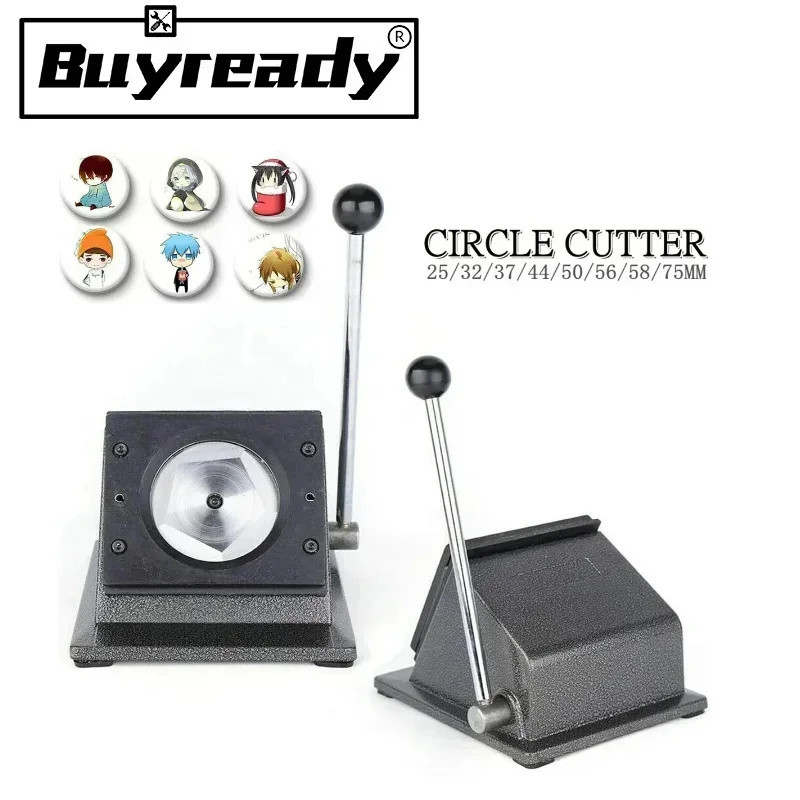 

25mm 32mm 37mm 44mm 50mm 56mm 58mm Badge Button Maker Circle Cutter DIY Round Paper Cutting Circle Knife Badge Cutter Tools