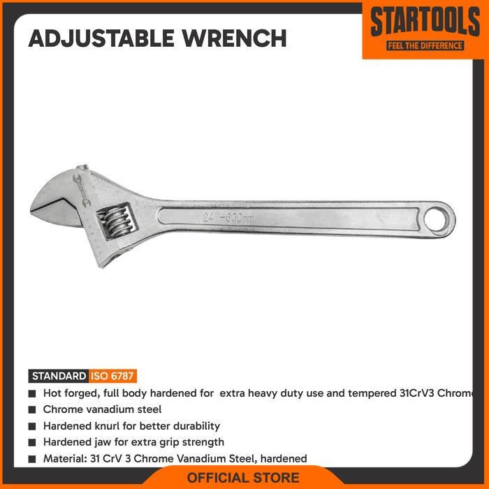 Startools Adjustable Wrench / Kunci Inggris 24” 600mm