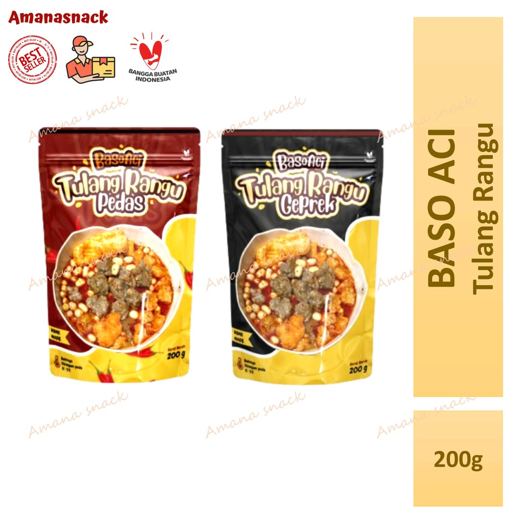 

Baso Aci TULANG RANGU Original geprek DOCIL asli garut sudah halal - Boci mantap jiwa di amanasnack tangerang selatan
