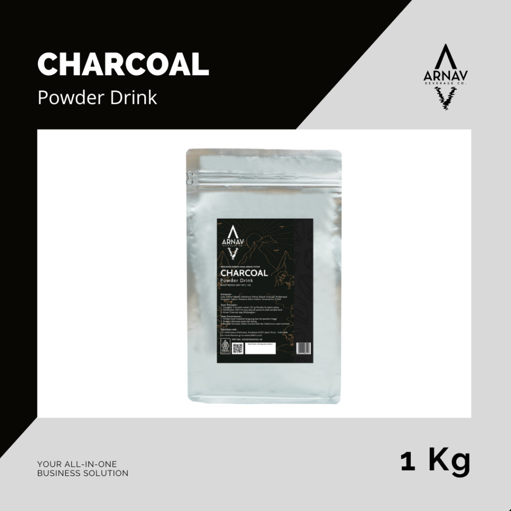 

Powder Drink Charcoal Arnav 1 Kg - Bubuk Minuman Arang Karbon Aktiv