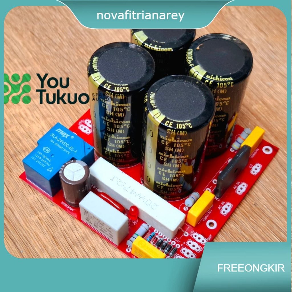 kit PSU 4 Elco softstar 100v 10000uf