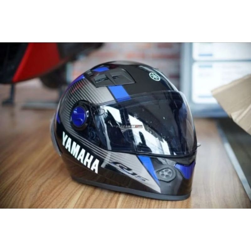 HELM YAMAHA FULL FACE R15 CONNECTED ORIGINAL / HELM YAMAHA R15C ORIGINAL