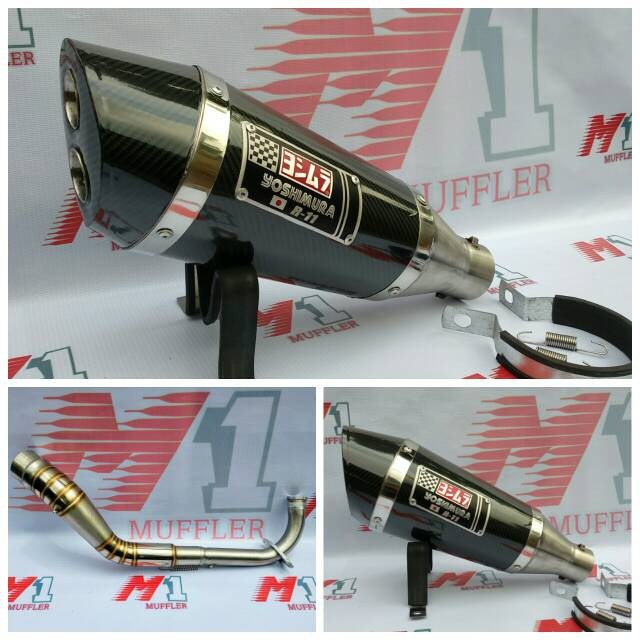 Knalpot Racing Yoshimura R11 Matic Nmax Aerox Pcx Xmax Vario Beat Mio