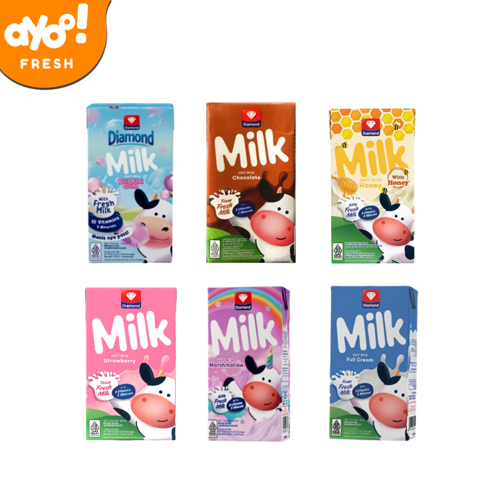 

DIAMOND Susu UHT Fresh Milk 125 ml
