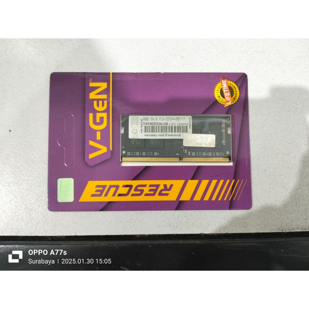 V-GEN Rescue Sodim Ddr4 8 Gb Pc -2500 (3200)