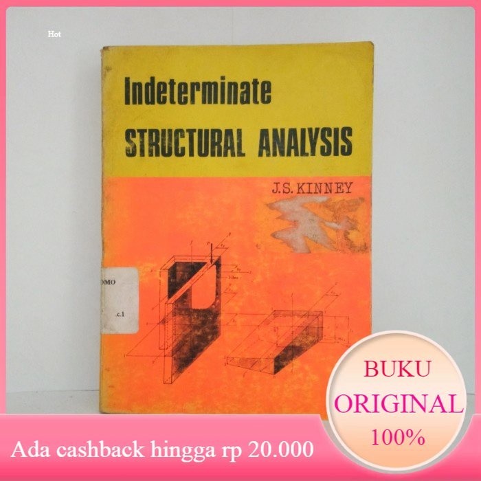 INTERMINATE STRUCTURAL ANALYSIS JS Kinney Original Import Original Bekas