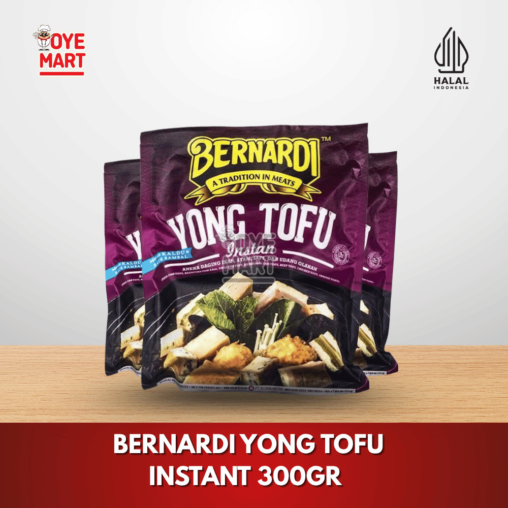 

BERNARDI YONG TOFU INSTANT 300GR/STEAMBOAT ANEKA ISI