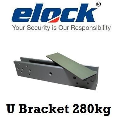 

U Bracket Magnetic Lock dan Breket U glass door 280Kg 600Lbs ELOCK