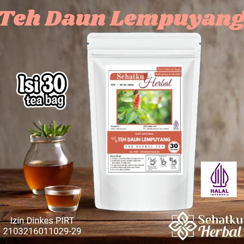 

SEHATKUHERBAL Teh Daun Lempuyang isi 30 tea bag