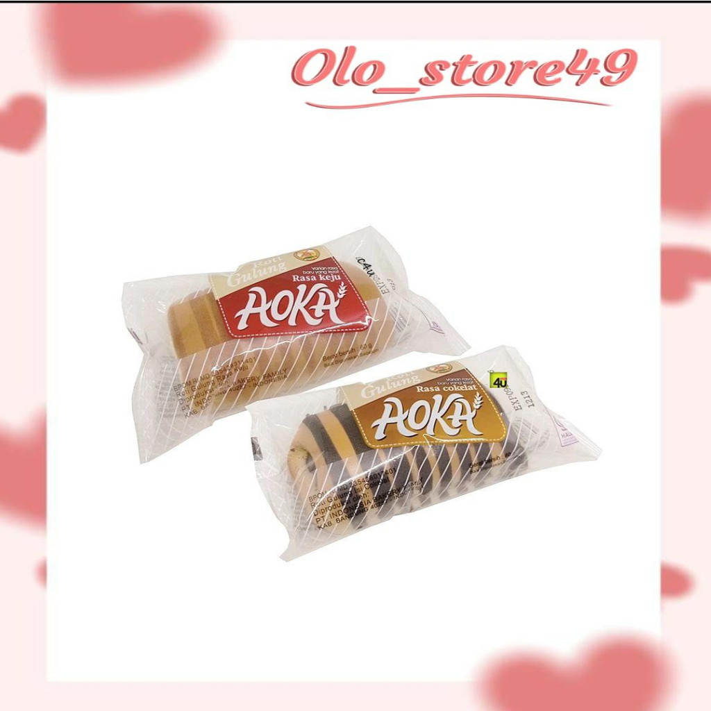 

OLO49 ROTI GULUNG AOKA - Netto 60gr ROTI GULUNG AOKA COKLAT KEJU ROTI