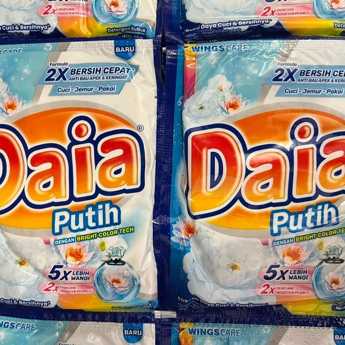 Daia Renceng 1000 1 Dus / Daia 45 Gram - Putih
