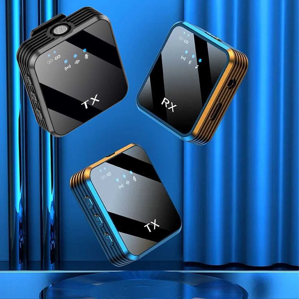 ANYTROX Clip On Mic Wireless for Vlogging Streaming with 2 Transmitter - ANC24 [Yassirstore3]