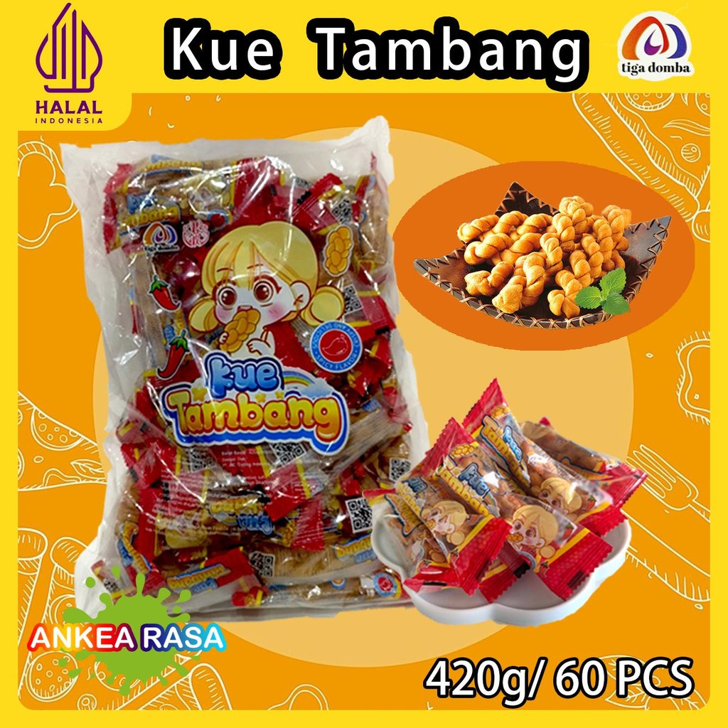 

[COD] 2PACK @ 120PCS Kue Tambang: Pilihan Rasa Pedas & Manis, 1Pack60 PCS Camilan Halal yang Cocok untuk Relaksasi dan Acara Kumpul-Kumpul! Dikemas dalam kantong kecil, lebih praktis untuk disimpan! Cemilan Kering