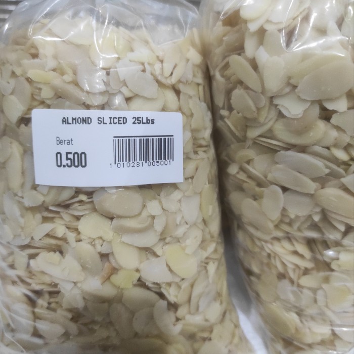 

Kacang Almond Slice Curah 500gr