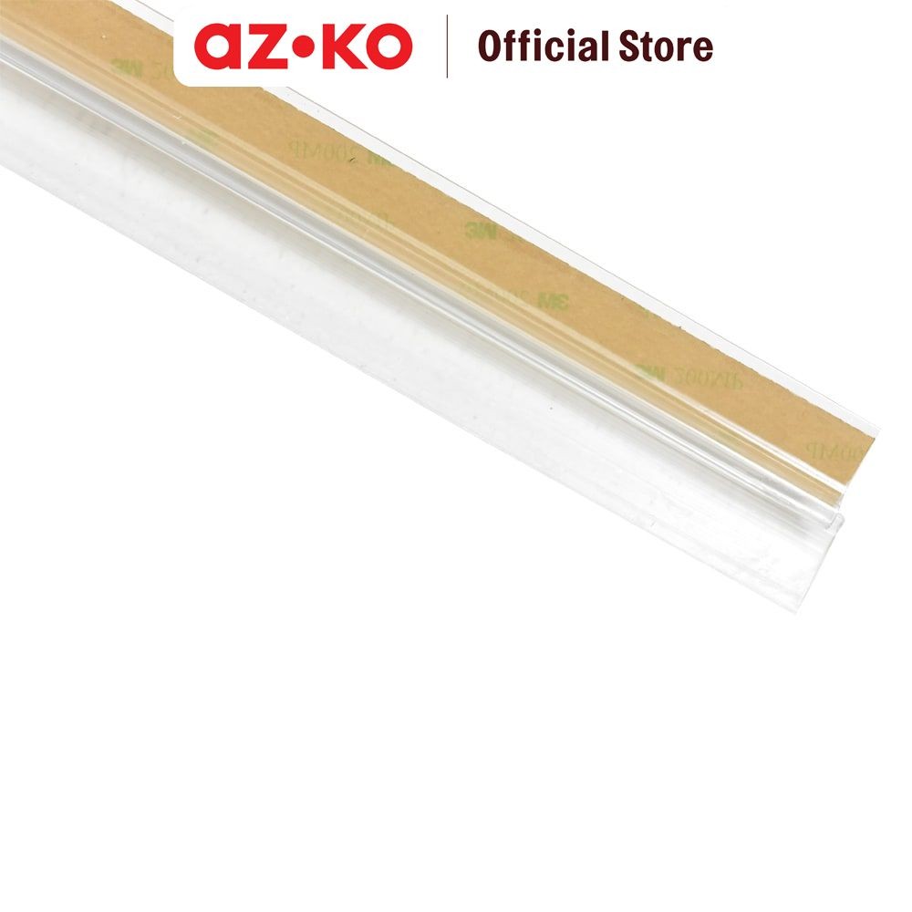AZKO Krisbow Penutup Lubang Bawah Pintu Pvc-Karet 91 cm - Transparan Bottom Door Seal Penutup Celah 