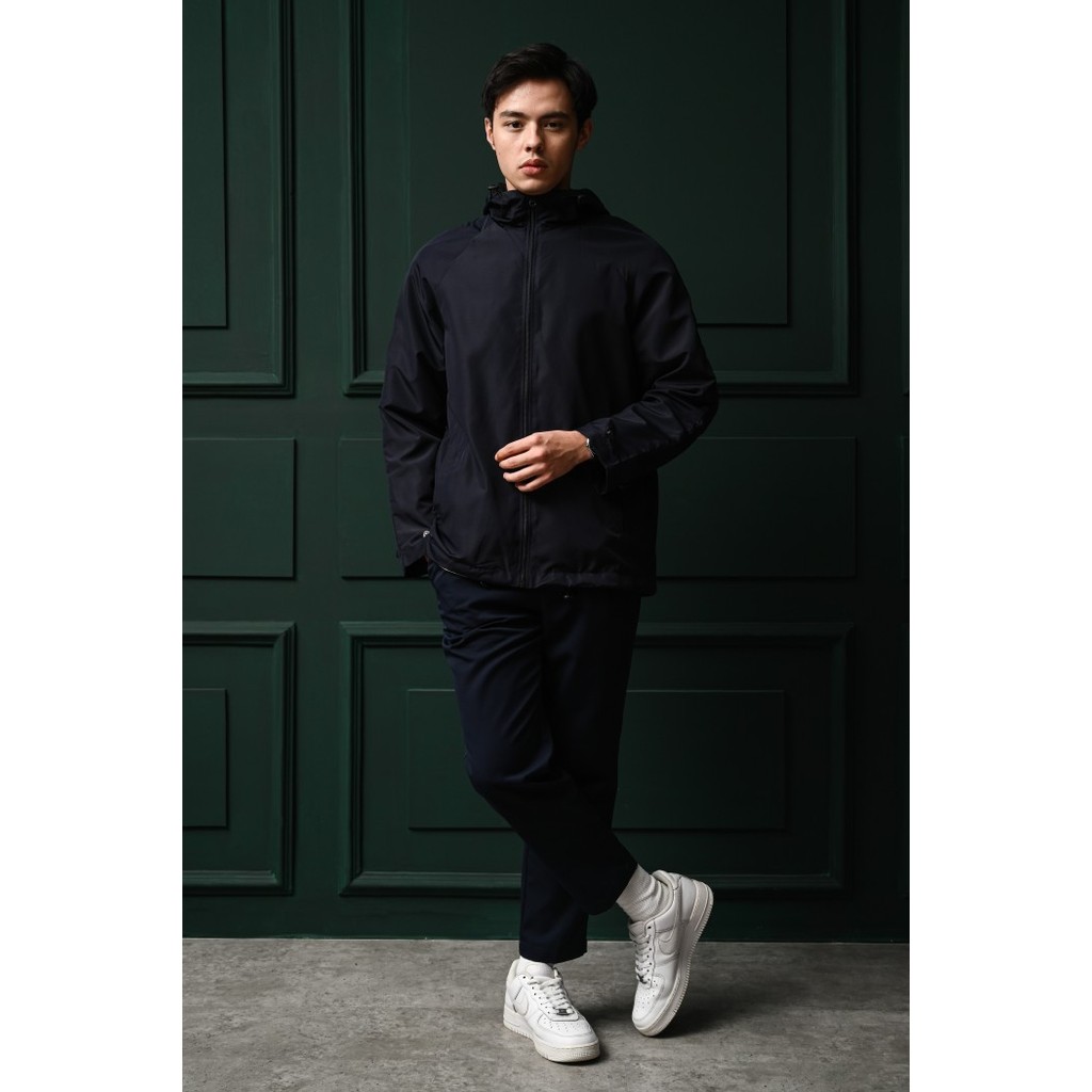 SALE -JAKET PREPP STUDIO WINDBREAKER JACKET NAVY - S