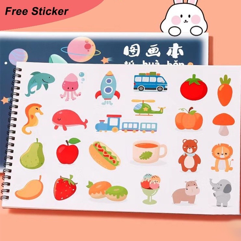 

WaterColor Book Kertas Buku Lukis 30/50 Lembar Buku Gambar Desain Melukis Water Colour Paper Cat Air Tebal 100gsm Lukis