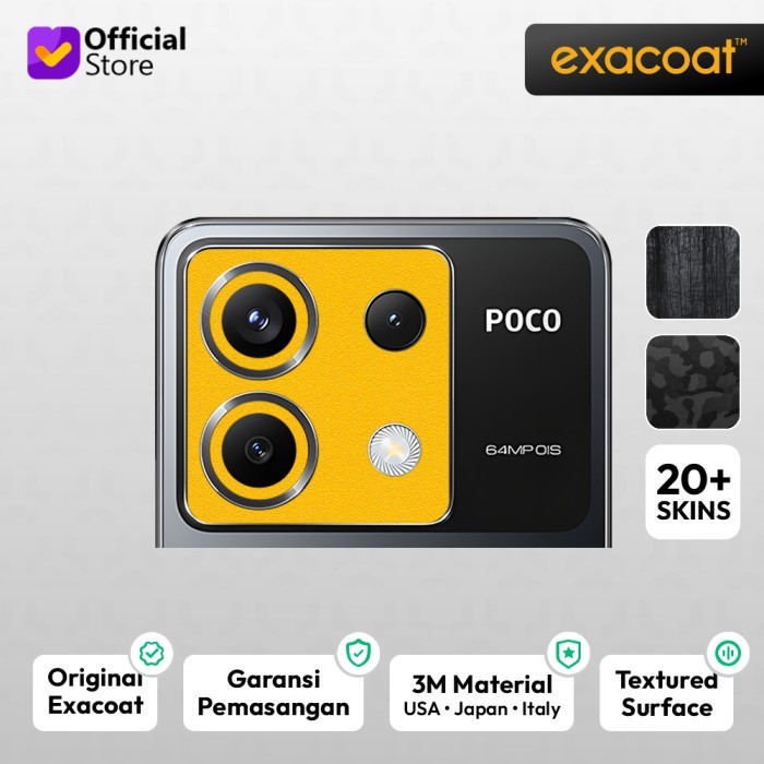 [Garskin97] Poco X6 5G Camera Protector 3M Skin / Garskin - Lemon Yellow