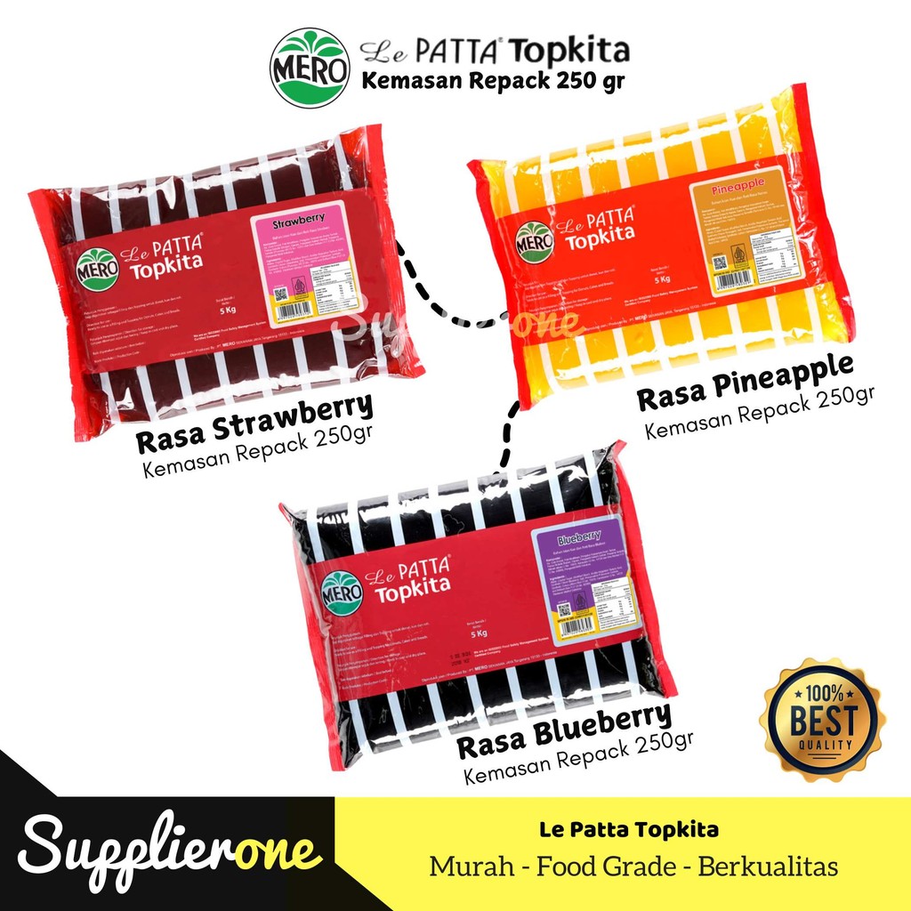 

Le Patta Topkita Pineapple Repack 250g / Fruit Filling Le Patta Topkita / Selai Nanas / Selai Isian Roti / Selai Le Patta Topkita / Lepatta / Selai Buah / Le Patta Pineapple