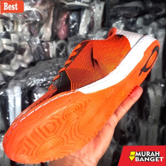 rekomendasi sepatu futsal Jual Sepatu Futsal Warn orange,stabilo,orange hitam - Hijau Stabilo, 39
