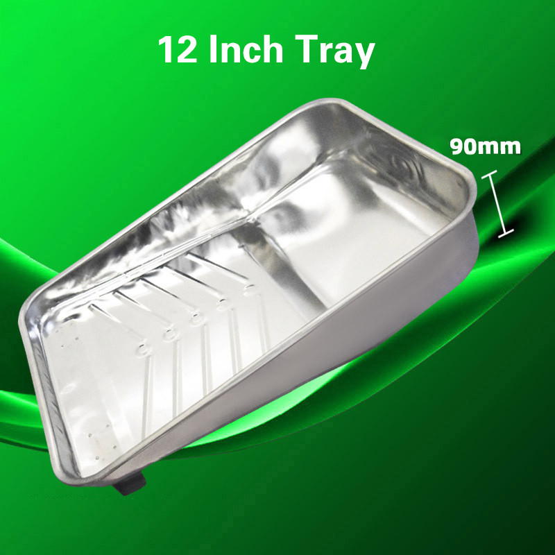 

9 "12" Metal Tray Tinplate Paint Tray Roller Brush Tray Paint Box Latex Paint Tray Factory