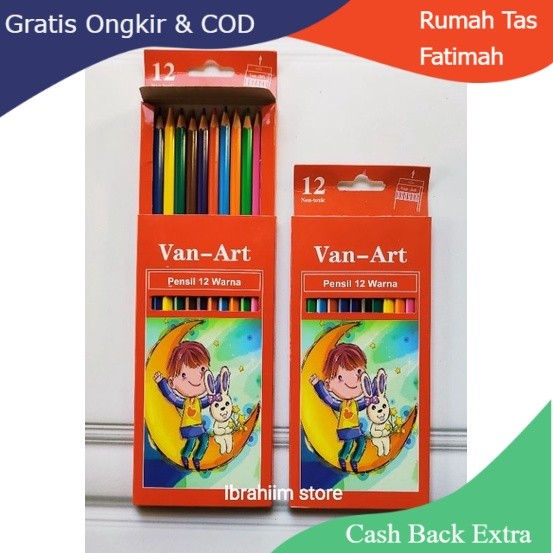 

Promo TERMURAH PENSIL WARNA SET ANAK PENSIL WARNA SET MURAH PENSIL WARNA PANJANG VAN-ART By Rumah Tas Fatimah