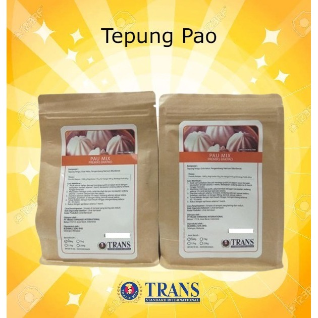

Tepung Premix Pao Pau Bakpao Trans 500 gram