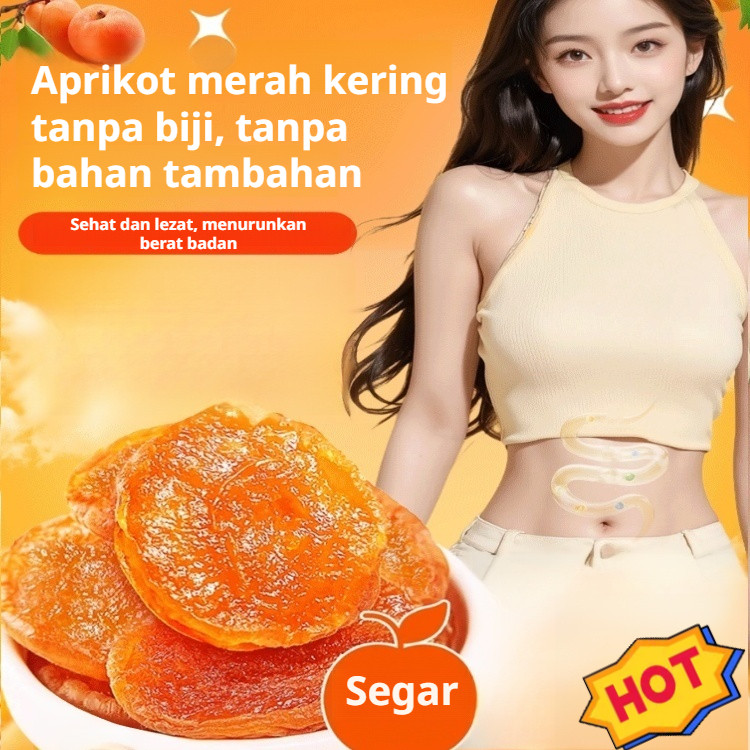 

⚡Pengiriman 24 jam⚡[ 100g/250g] Aprikot kering tanpa biji/aprikot kering/aprikot kering rasa segar/aprikot kering camilan sehat