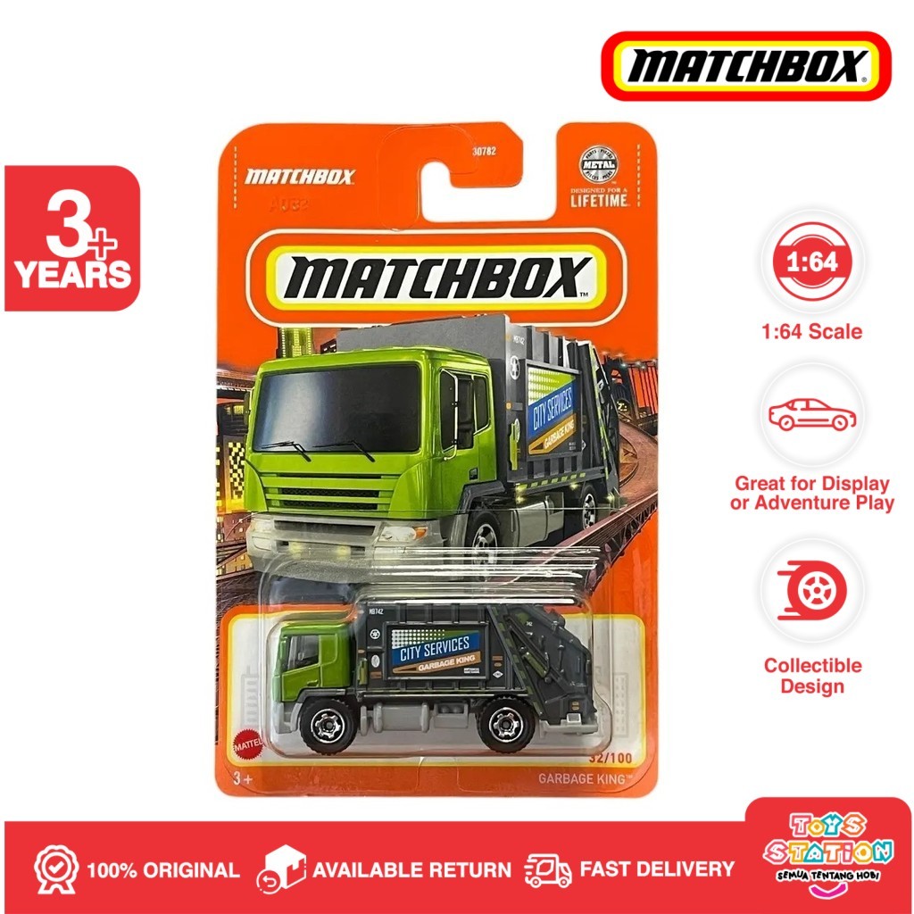 Matchbox Garbage King Grey