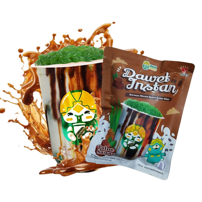 Minuman Dawet Instan Rumput Laut Cendol Praktis Tradisional Segar
