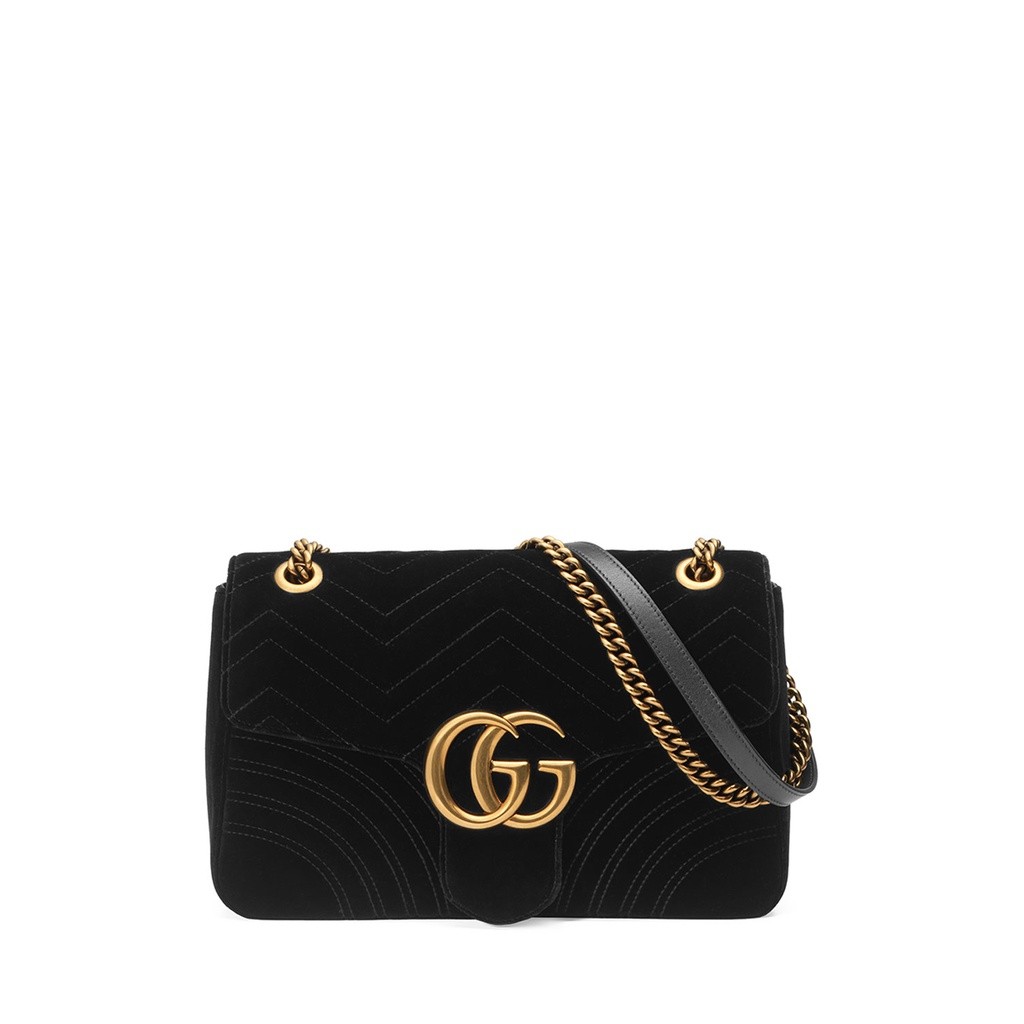 Pre order Gucci mini marmont matelassé in suede