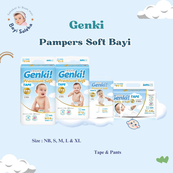 [BS] Genki Pampers PANTS Bayi / Celana Pampers M L XL XXL