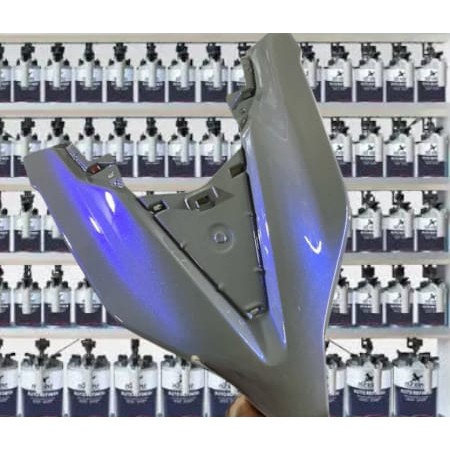 cat dasar nardo grey + special effect blue PU
