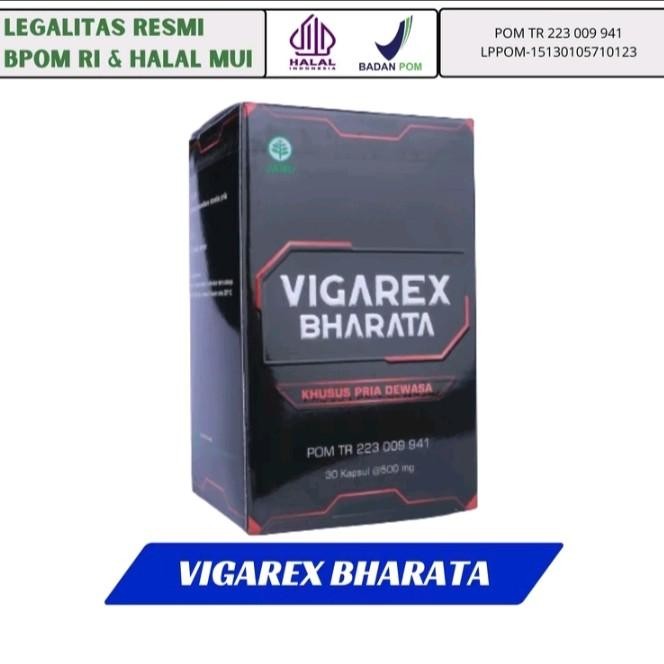 

VIGAREX BHARATA HERBAL TRADISIONAL ALAMI HALAL BPOM MUI TR223009941 ISI 30 KAPSUL HERBAL PRIA DEWASA