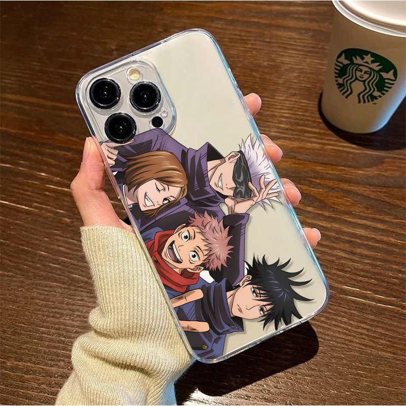 Casing Jujutsu Kaisen Anime Case Vivo Y18 Y03 Y100 V29 V29e 5G V40 Lite Y33s Y28 Y17 Y12 Y20 Y12i Y3